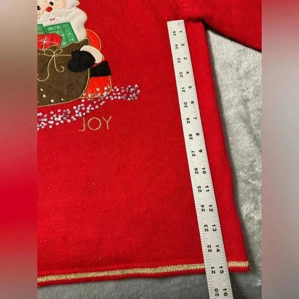 Christmas Santa Sweater | Size M | Red
